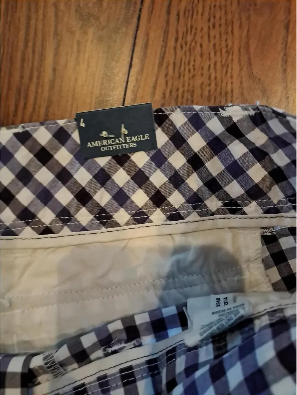 American Eagle Outfitters Women'sshorts Plaid Costal Size 4. NWT‎ Purple
